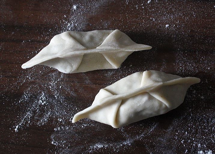 Dumplings falten