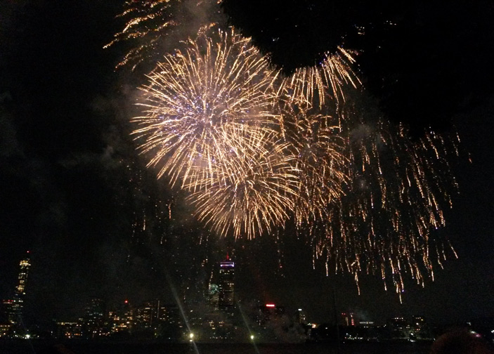 Feuerwerk-Boston