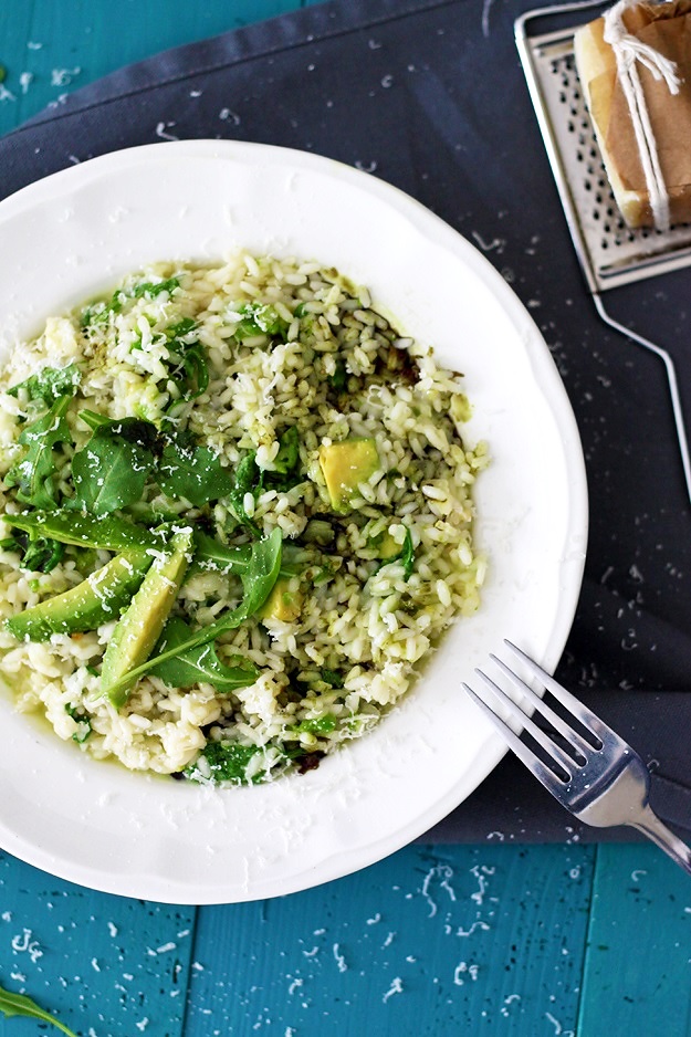 Avocado Rucola Risotto - Rezept