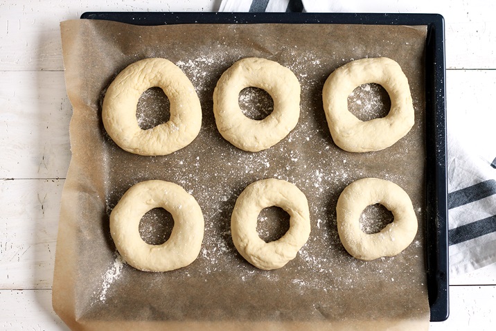 Bagels formen einfache Methode