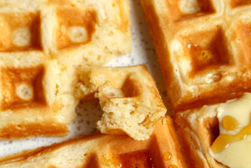 Hefewaffel Krumme