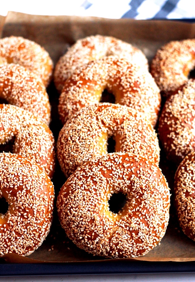 Bestes Rezept für Sesam Bagels