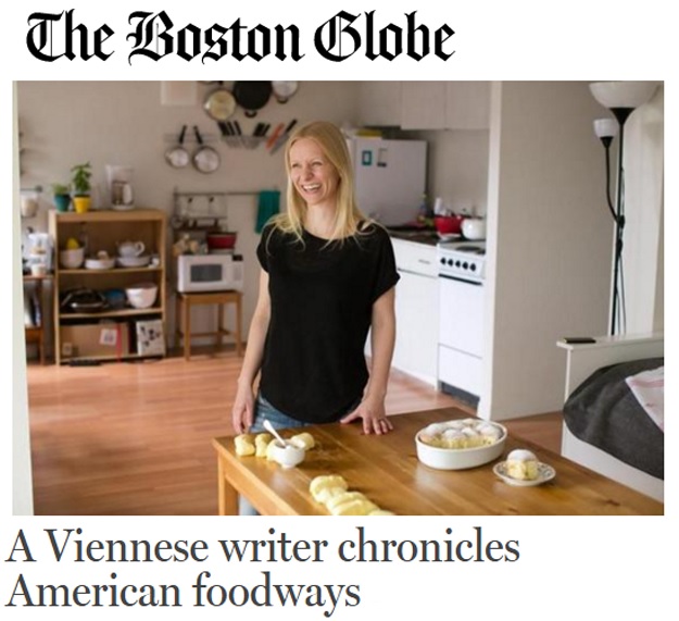 Ursula Schersch im Boston Globe