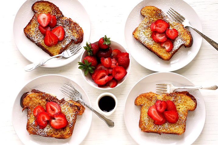 Brioche French Toast mit Erdbeeren Rezept