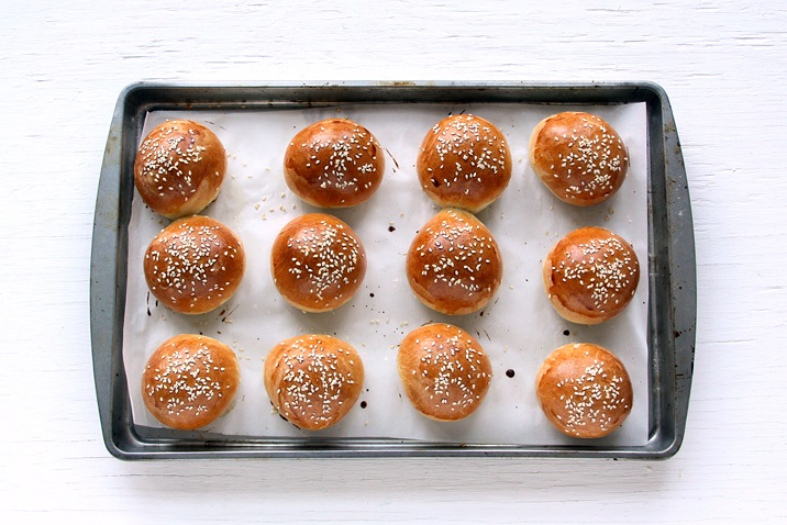 Brioche Burger Buns Sliders Brötchen