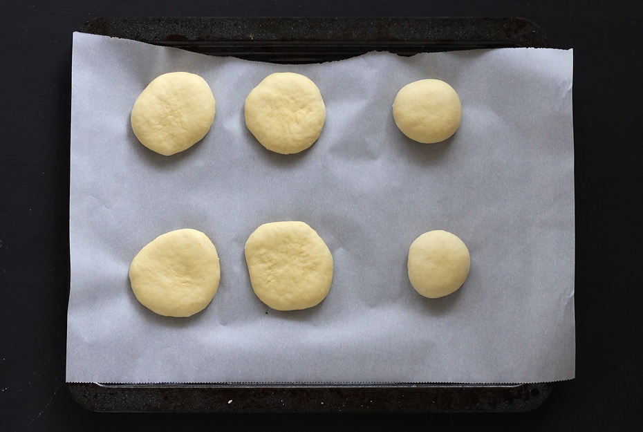 Burger Brötchen gehen lassen