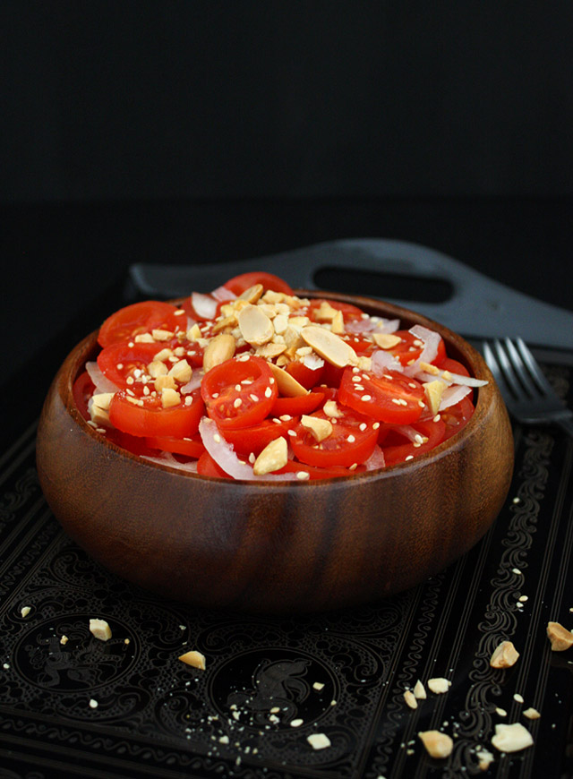 Burmesischer Tomatensalat