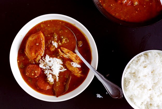 Chicken and Sausage Gumbo Rezept