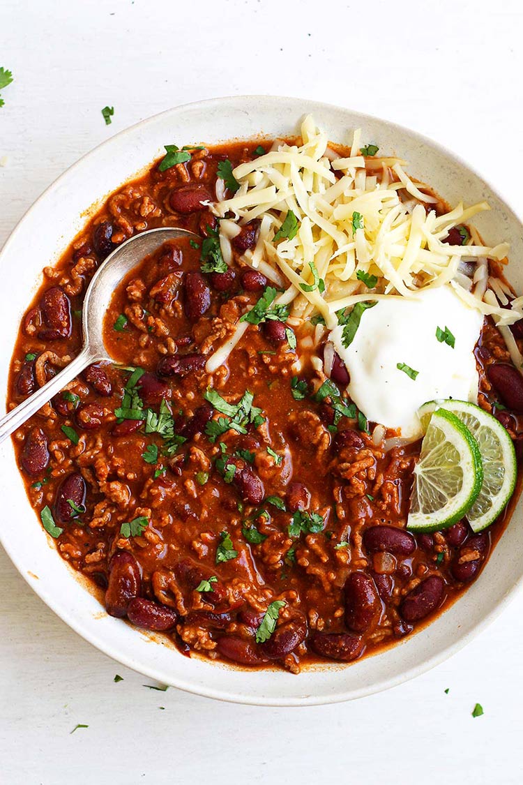 Chili con Carne Rezept schnell und sämig