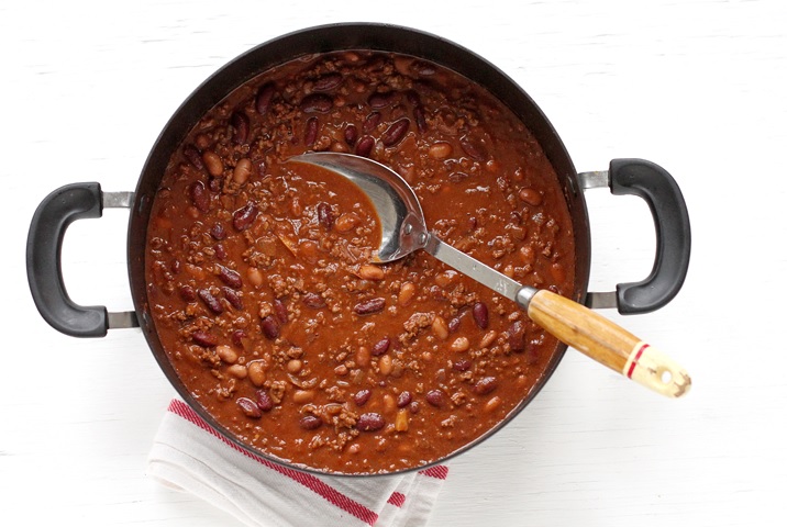 Rezept für Chili con Carne mit Bohnen und Bier