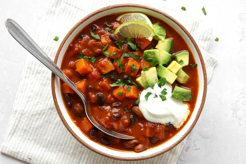 Chili mit Süsskartoffel