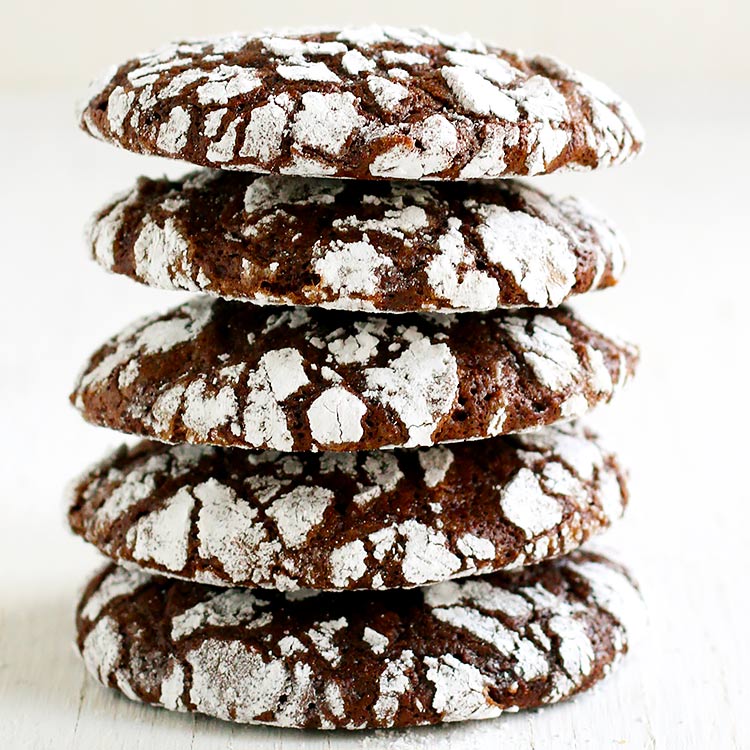 Chocolate Crinkle Cookies Rezept