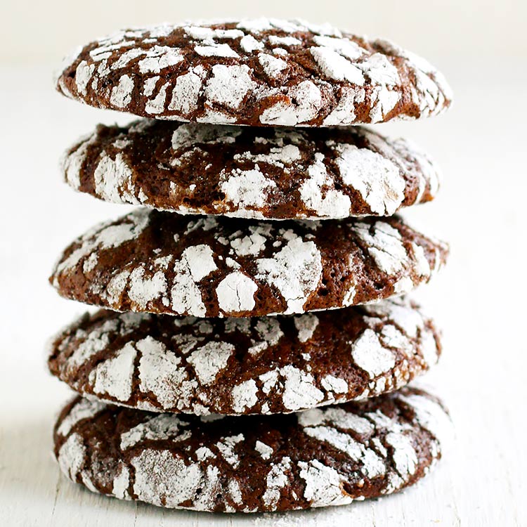 Chocolate Crinkle Cookies