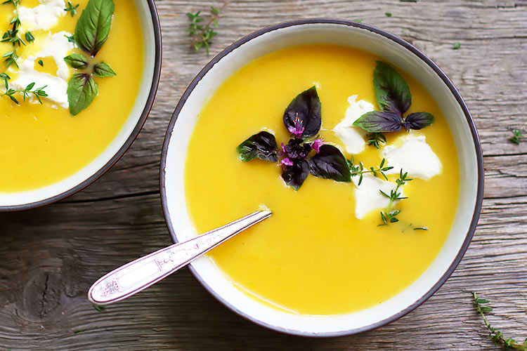 Cremige Gemüsesuppe einfaches Rezept