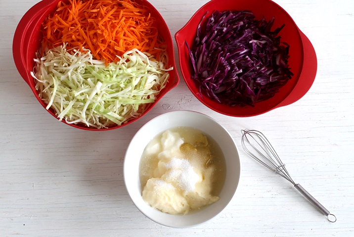 Cremiger Coleslaw Schritt für Schritt Rezept