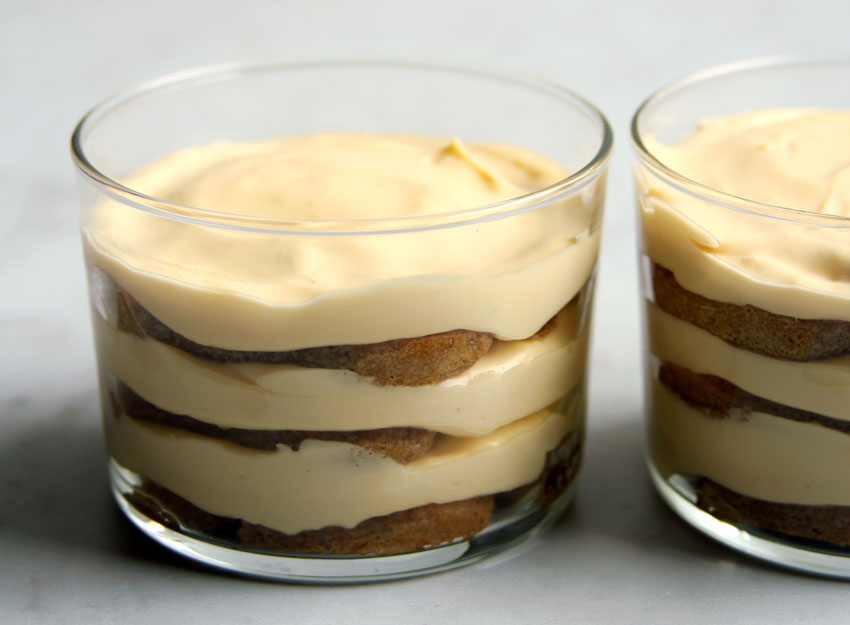 Tiramisu in Glas