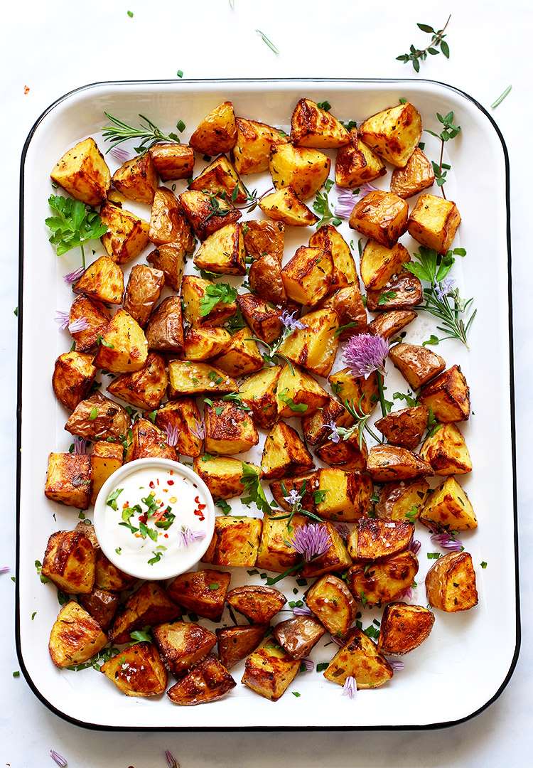 Crispy Roasted Potatoes Recipe » Taste of Travel