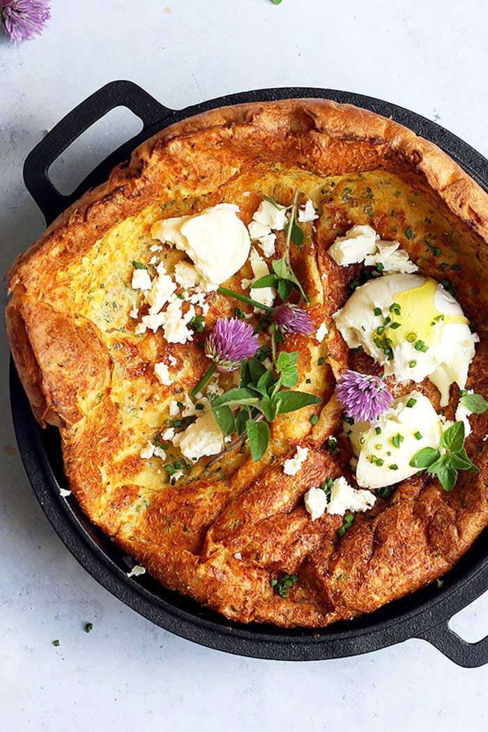 Dutch Baby mit Käse Rezept