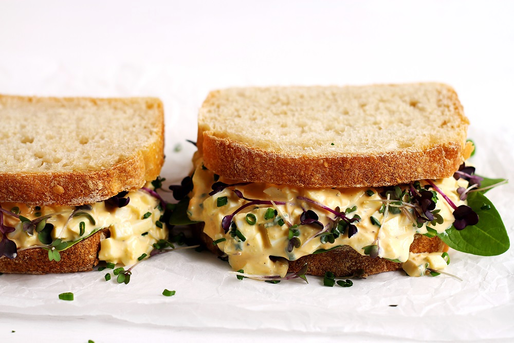 Einfaches Egg Sandwich Rezept