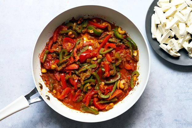 Einfaches Paneer Jalfrezi Rezept