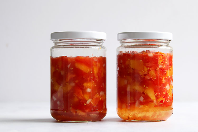 Einfaches Rezept fermentierte Salsa haltbar