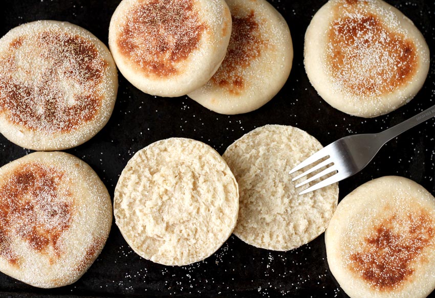 halbierter English Muffin