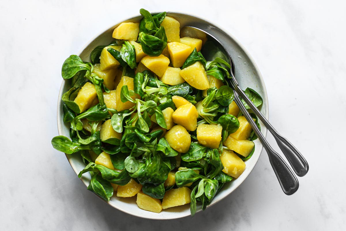 Erdäpfel Vogerlsalat Rezept