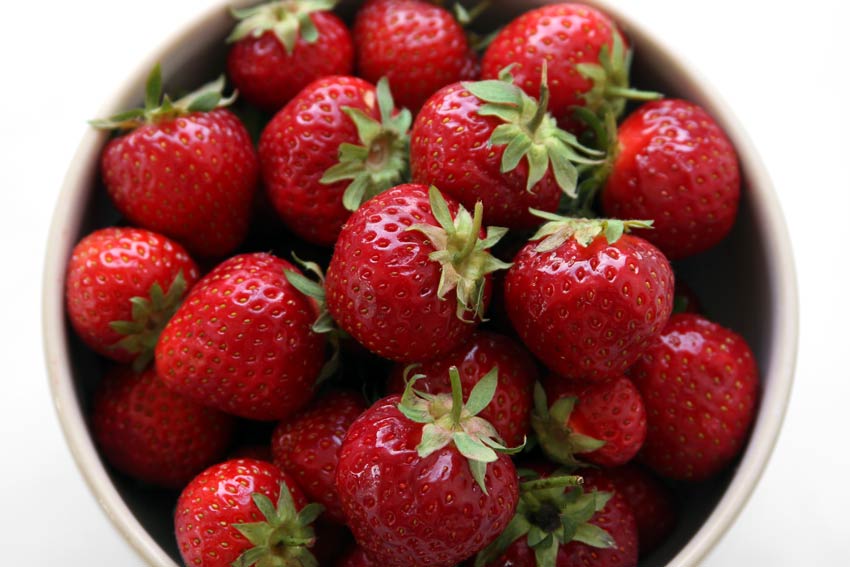 Erdbeeren in Schale