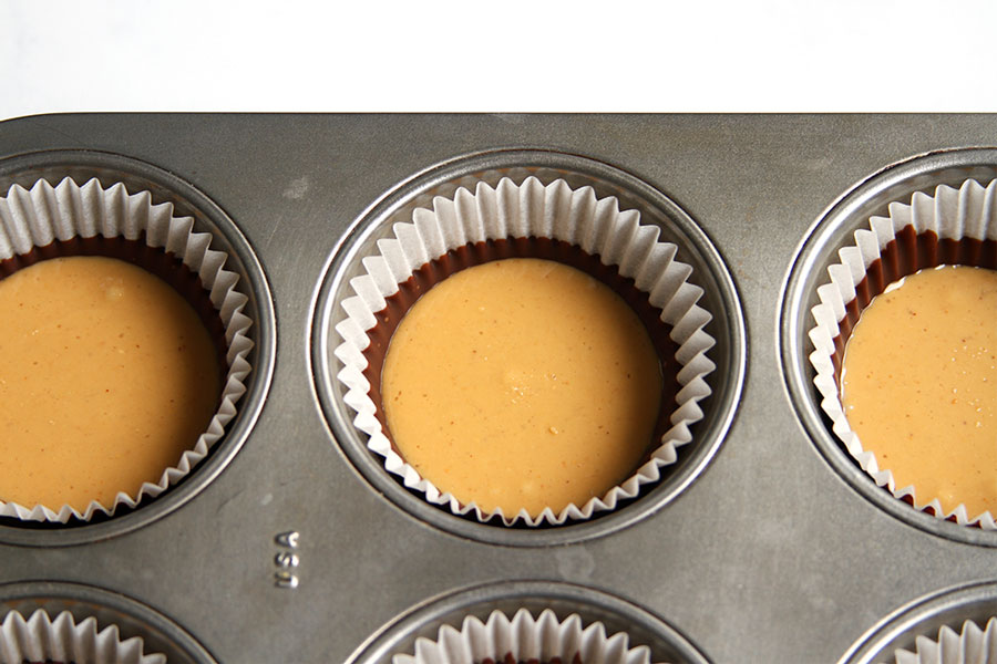 Erdnussbutter Cups in Muffinform