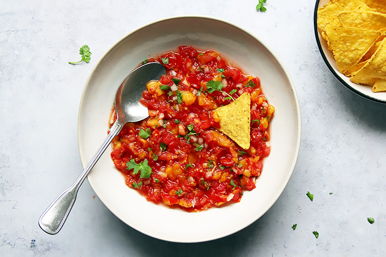 Fermentierte Tomaten Salsa Rezept fruchtig