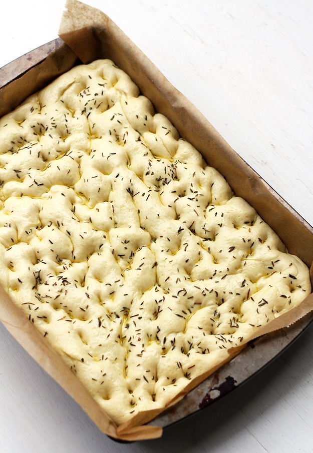 Focaccia mit Thymian Rezept