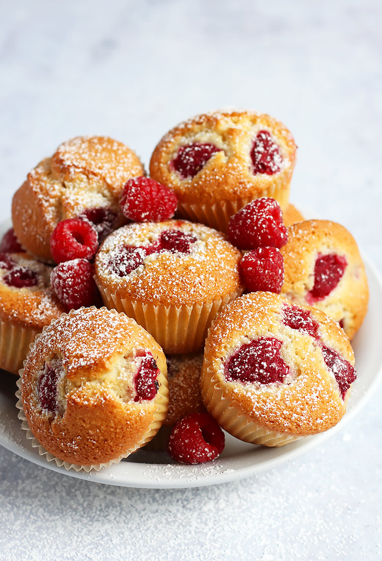 Friands mit Himbeeren Rezept