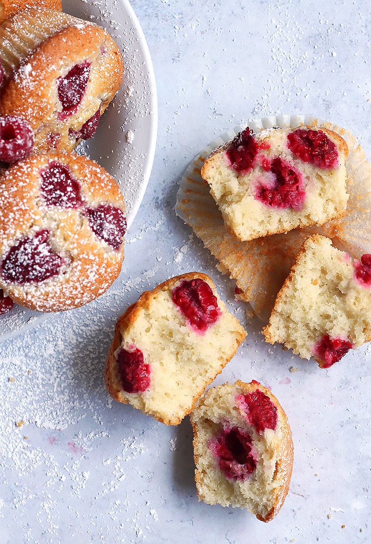 Friands mit Himbeeren einfaches Rezept