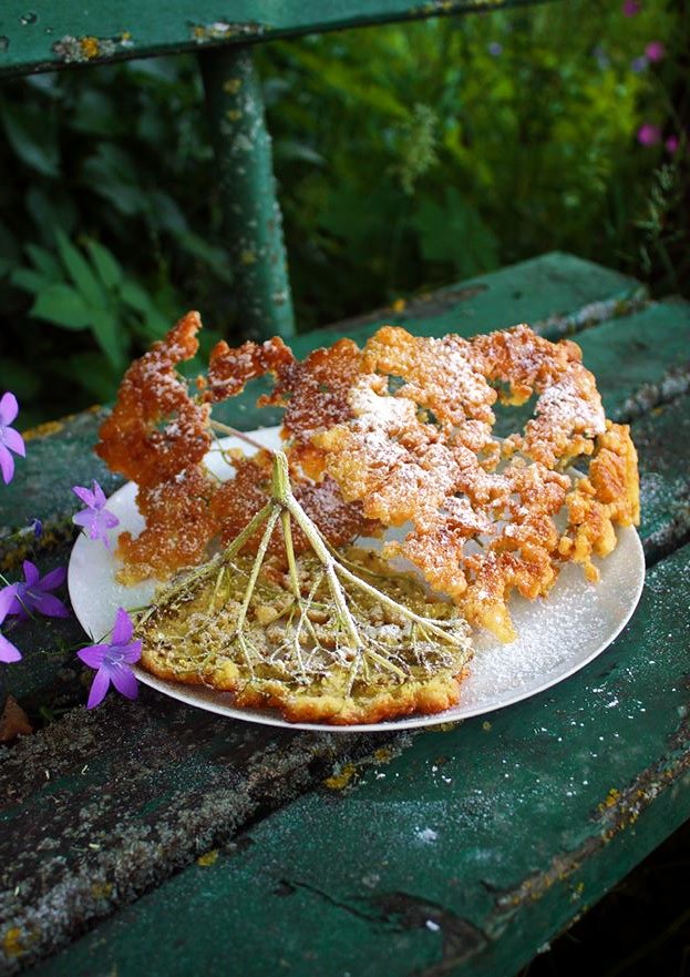 Gebackene Holunderblüten Rezept