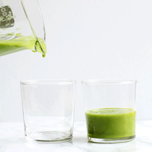 Grüner Smoothie mit Spinat Rezept