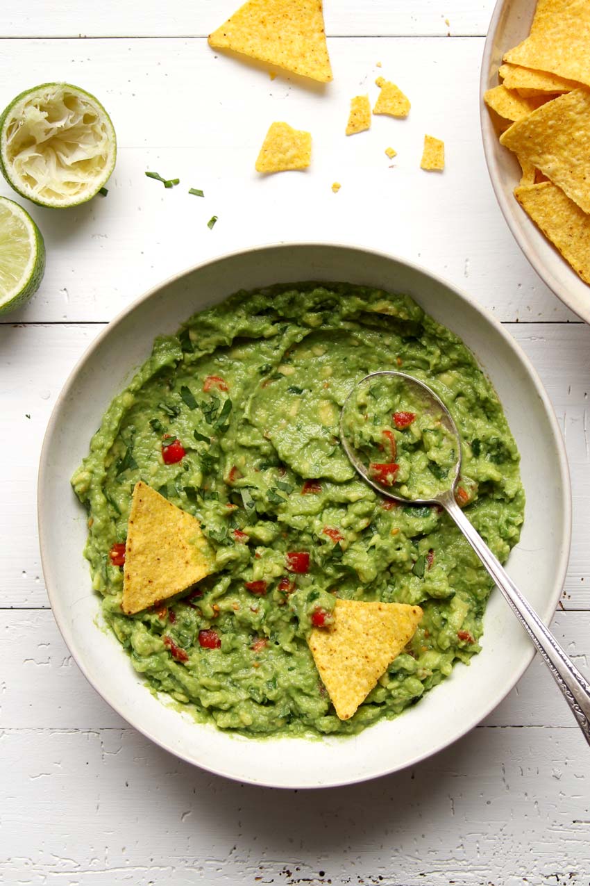 Guacamole mit Tortilla-Chips