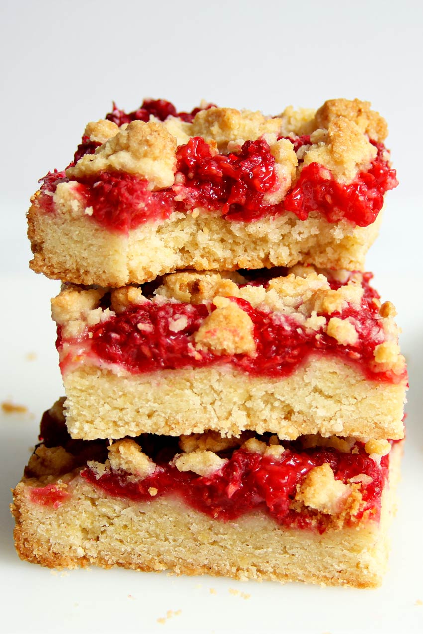 Himmbeer Crumble Bars