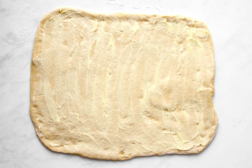Teig mit Butter