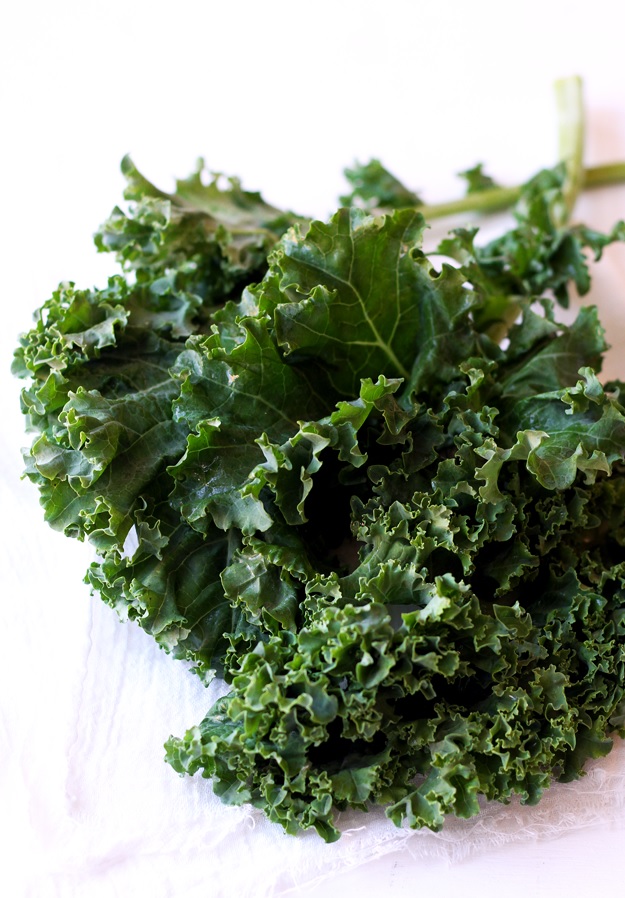 Kale / Grünkohl für Grain Salad