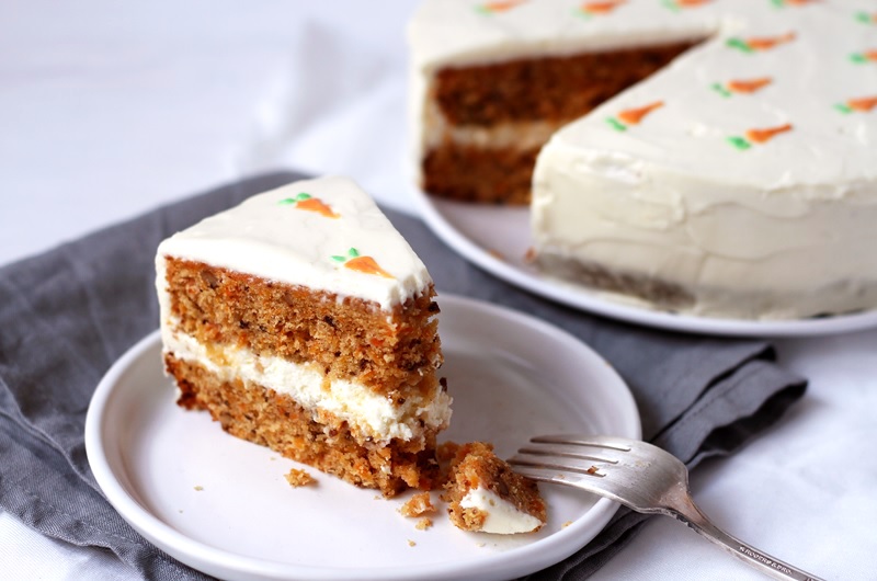 Carrot Cake with Cream Cheese Frosting » Taste of Travel