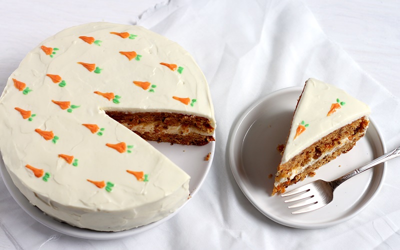 Carrot Cake with Cream Cheese Frosting » Taste of Travel