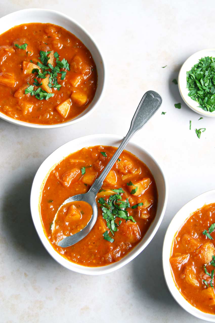 veganes Kartoffelgulasch