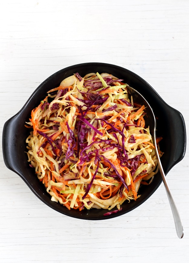 Knackiger cremiger Coleslaw Rezept