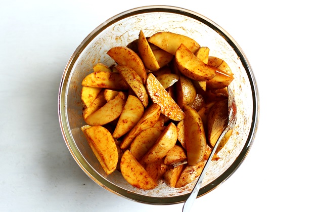 Knusprige Potato Wedges Marinade Rezept