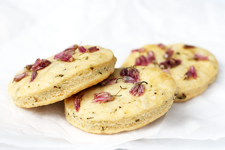 Kräuter Blüten Kekse Cracker Rezept