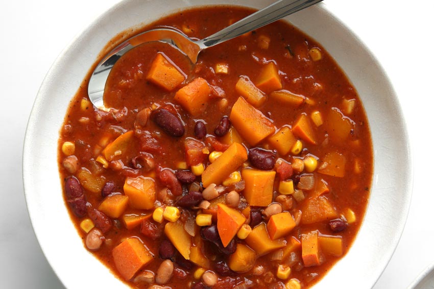 cremiges Kürbis Chili