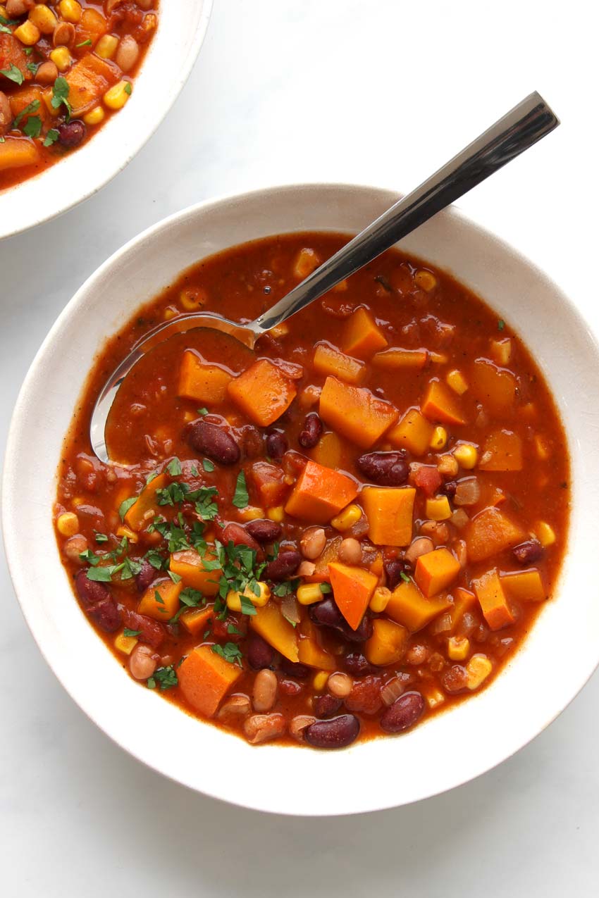 Schnelles Kürbis Chili