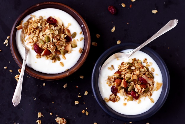 Kürbiskern Sonnenblumen Granola Rezept