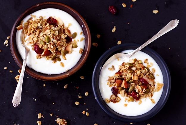 Kürbiskern Sonnenblumen Granola Rezept