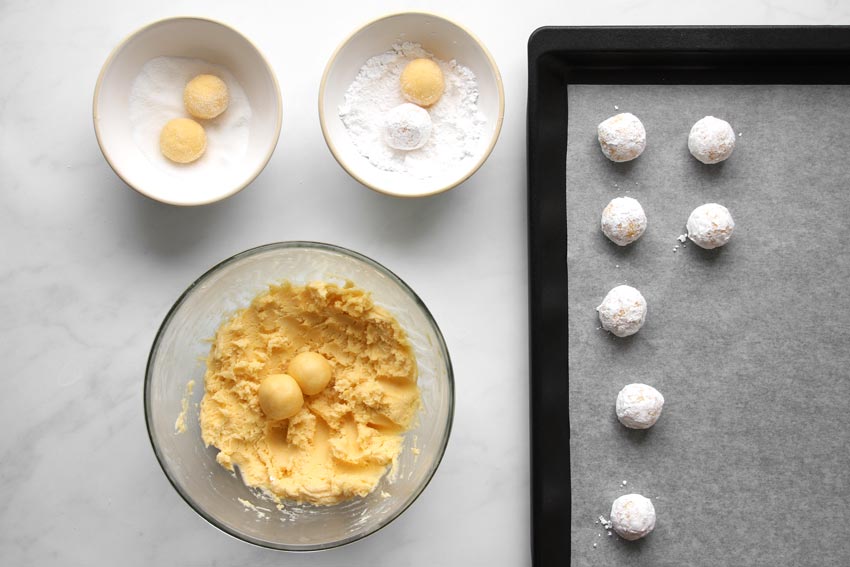 Lemon Crinkle Cookies